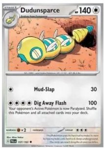 Pokémon card Dudunsparce 157/193 - Paldea Evolved
