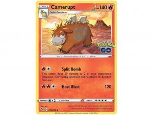 Pokémon card Camerupt 014/078 - Pokémon Go
