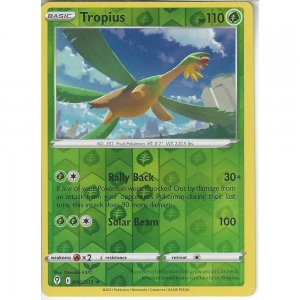 Pokémon card Tropius 006/203 Reverse Holo - Evolving Skies