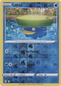 Pokémon card Lotad 032/203 Reverse Holo