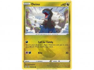 Pokémon card Deino 113/203 - Evolving Skies