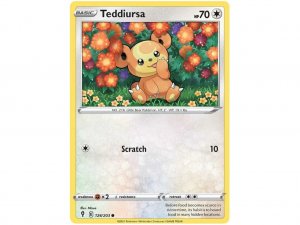 Pokémon card Teddiursa 126/203 - Evolving Skies