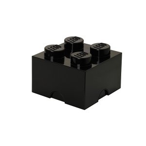 LEGO úložný box 4 - černá