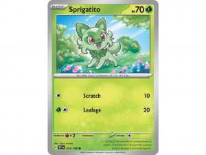 Pokémon card Sprigatito 013/198 Holo