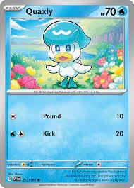 Pokémon card  Quaxly 052/198 Holo