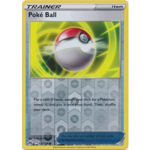 Pokémon card Poke Ball 137/159 Reverse Holo- Crown Zenith