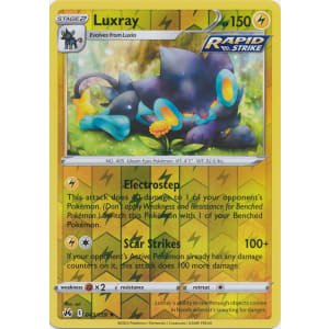 Pokémon card Luxray 043/159 Reverse Holo - Crown Zenith