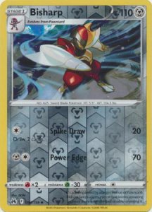 Pokémon card Bisharp 093/159 Reverse Holo - Crown Zenith