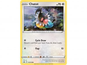 Pokémon card Chatot Chatot 112/159 - Crown Zenith