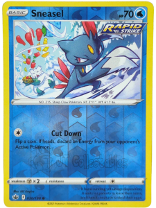 Pokémon card Sneasel 030/198 Reverse Holo