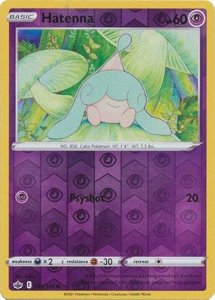 Pokémon card Hatenna 071/198 Reverse Holo