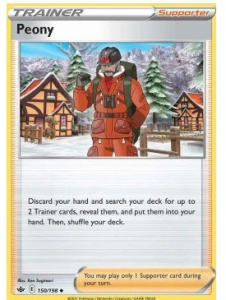 Pokémon card Peony 150/198