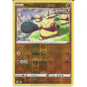 Pokémon card Makuhita 142/264 Reverse Holo - Fusion Strike