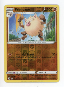 Pokémon card Primeape 134/264 Reverse Holo - Fusion Strike