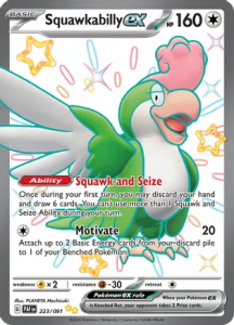 Pokémon card Squawkabilly ex 223/091 - Paldean Fates