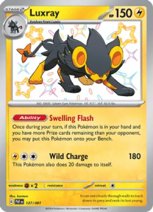 Pokémon karta Luxray 137/091 - Paldean Fates