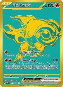 Pokémon card Chi-Yu ex 241/091- Paldean Fates