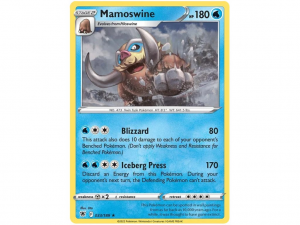 Pokémon card Mamoswine 033/189