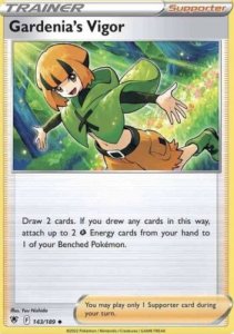 Pokémon karta Gardenia's Vigor 143/189