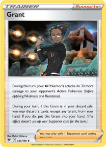 Pokémon karta Grant 144/189