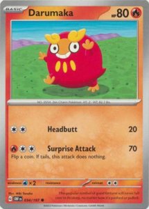 Pokémon card Darumaka 034/197