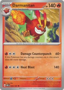 Pokémon card Darmanitan 035/197