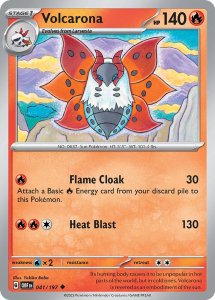 Pokémon karta Volcarona 041/197