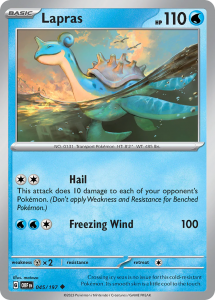 Pokémon karta  Lapras 045/197