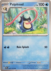 Pokémon card Palpitoad 051/197
