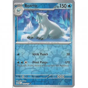 Pokémon card Beartic 054/197 Reverse Holo