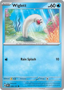 Pokémon karta Wiglett 058/197