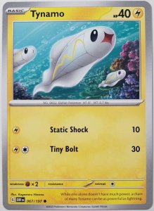 Pokémon karta Tynamo 067/197