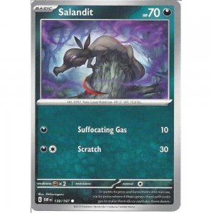 Pokémon karta Salandit 139/197