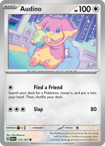 Pokémon card Audino 173/197