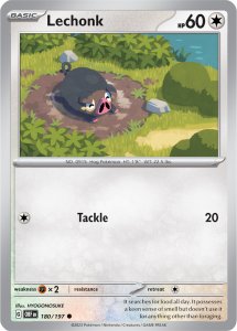 Pokémon card Lechonk 180/197