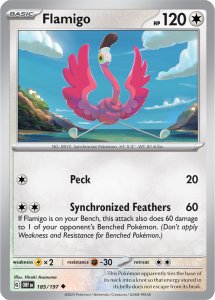 Pokémon card Flamigo 185/197