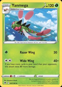 Pokémon karta Yanmega 007/189