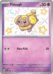 Pokémon card Fidough SVP 069